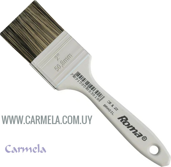 Pincel Cerda Sintética Gris 2'' Roma Pro Pack x 12 Barraca Carmela - Main Image