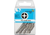 Juego 5 Puntas Atornillador Pozidriv PZ3 50mm Bianditz
