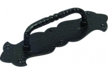 Manija Fija para Puerta 250mm Hierro Colonial Ab Brass