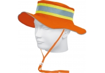 Sombrero Protección UV Naranja Cinta Reflectiva Truper