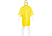 Poncho Con Capucha Impermeable Lluvia Amarillo Truper