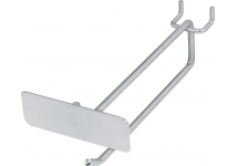 Gancho Exhibidor Con Portaetiquetas 15cm Truper