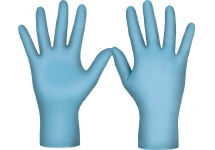 Guantes Descartables Nitrilo Azul 0.1mm Slender