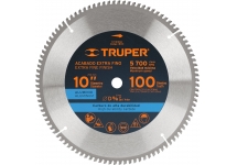 Disco Corte Aluminio 10'' 100 Dientes Truper ST-10100A