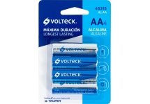 Pilas Alcalinas Doble A 1.5v Máxima Duración Volteck AL-AA