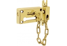 Pasador Con Cadena Seguridad Bronce Brillante Hermex PACA-1