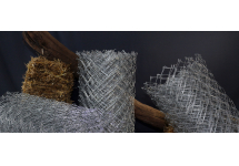 Tejido De Cerco Galvanizado Rombo 5x5cm Alto 1.50mt