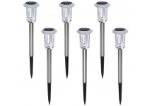 Farol Estaca Pincho Solar De Jardín Luz Cálida Volta