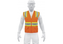 Chaleco Naranja Reflectivo Con 6 Bolsillos Truper