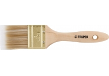 Pincel Cerda Sintética Blanca 2'' Mango Madera Truper