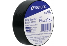 Cinta Eléctrica Aisladora 19mm Negra Volteck MV-33