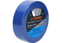 Cinta Enmascarar Azul Pintor 14 Días 1 1/2'' Truper