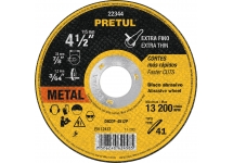 Disco Corte Metal Acero 115mm x 1.2mm Pretul