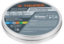 Disco Corte Multimaterial 115 x 1mm Truper Estuche 10u