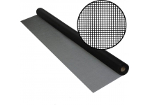 Tejido Mosquitero Fibra De Vidrio Negro Ancho 120cm