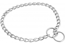 Collar Entrenamiento Perro Cadena 3mm 50cm Fiero