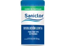 Pastillas Cloro Disolución Lenta Piscina Saniclor 1 Kg