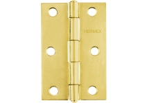 Bisagras Doradas 3'' Hermex BR-301 x Par