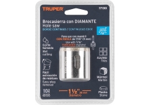 Sierra Copa Diamantada 1 1/2'' Truper COAZ-1-1/2