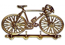 Llavero Portallaves de Bronce Bicicleta Ab Brass