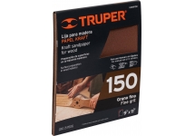 Lija Para Madera Grano 150 Fino Papel Kraft Truper