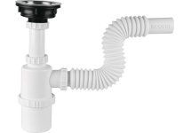 Sifón Con Válvula Acero Inox Para Pileta Foset CE-292