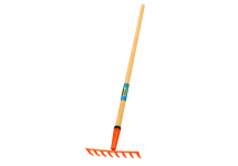 Rastrillo Recto Para Niños Naranja Truper