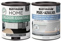 Kit Pintura + Protector Pisos Azulejos Negro Rust Oleum