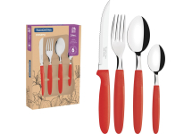 Juego 24 Cubiertos Tramontina Ipanema Rojo 23398/772