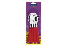 Juego 12 Cucharas De Mesa Tramontina New Kolor Rojo