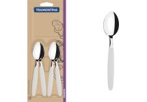 Juego 12 Cucharas De Té Tramontina Ipanema Blanco