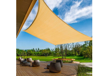 Toldo Vela Rectangular 4x6mt Beige Con Filtro UV 