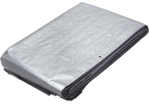 Lona Toldo Polietileno 4 x 6mt Gris Truper LT-46