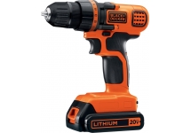 Taladro Atornillador Black Decker 20V Batería Litio + Punta