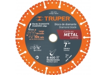 Disco Diamantado 7'' Corte Metal Truper DID-470