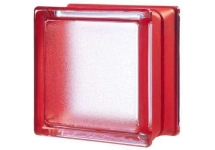 Ladrillo de Vidrio Esmerilado Mini CHERRY (Rojo)