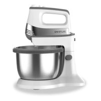 Batidora con bowl Smartlife SL-HM5052BS 3.4 L 500 W