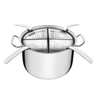 Cozi-Pasta de acero inoxidable con 4 Divisiones Sin Tapa Profesional Tramontina 65620/411
