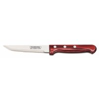 Cuchillo Angosto para Asado 5" 12Pz. Jumbo Polywood Rojo Tramontina 21413/075