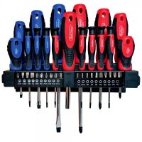 Juego Destornillador 38 piezas CRV con Organizador Ergonómico con Iman