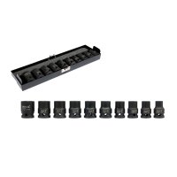 Juego 10 Bocallaves de Impacto Hexagonales 1/2" 10 a 22 mm Yato YT-1025