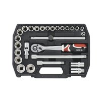 Juego de Bocallaves y Accesorios Encastre 1/2" 27 Piezas Yato YT-3875