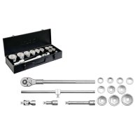 Juego de Bocallaves y Accesorios Encastre 3/4" 15 Piezas Yato YT-1334