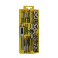 Juego de Machos y Terrajas 20 Piezas Métricos M3 a M12 Crownman 0413320