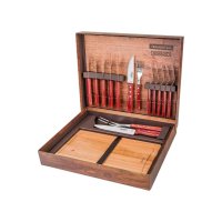 Juego para Asado 15Pz. Polywood Rojo Tramontina 21198/770