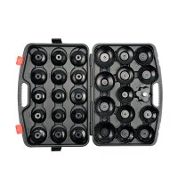 Juego Saca Filtros de Aceite 65 a 120 mm Encastre 3/8" 30 Piezas Yato YT-0596