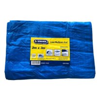 Lona Multiuso de Polyet. Azul 4 x 4 m