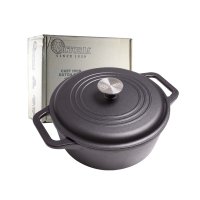 Olla de hierro curado 4 L/24 cm con asas (4008) Victoria 35013/32043