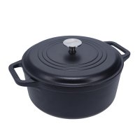 Olla de hierro curado 7 L/28 cm con asas Victoria 30162