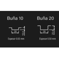 Perfil Buña / Omega para Drywall Permet ARMCO